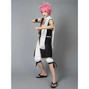 Fairy Tail Natsu Cosplay Costumes Outfits With Scarf Mp000115