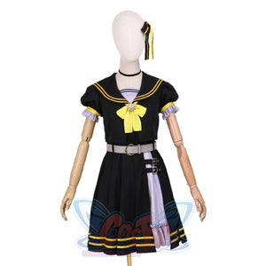 Hololive Virtual Youtuber Hoshimachi Suisei Sailor Suit Cosplay Costume C02013 Women / Xs Black
