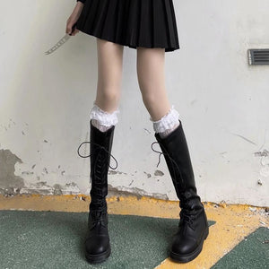 Jk Calf Stockings Lolita Lace Socks Female Length Stockings&socks