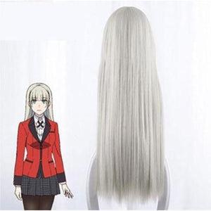 Kakegurui Compulsive Gambler Ririka Momobami Cosplay Wigs Long Hair C00018
