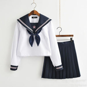 New Arrival Jk Sets Sakura Embroideried Novelty Sailor Suit School Uniform Mp006117 Long Sleeve Sets