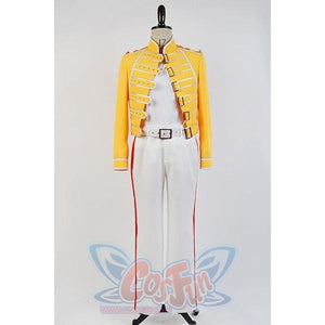 Queen Lead Vocals Freddie Mercury Wembley On Stage Cosplay Costume Costumes