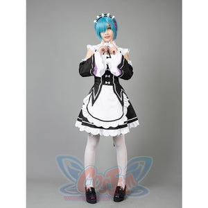Re Zero Ram Rem Cosplay Costume Anime Maid Mp004175 Costumes