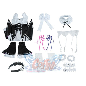 Re Zero Ram Rem Cosplay Costume Anime Maid Mp004175 Costumes