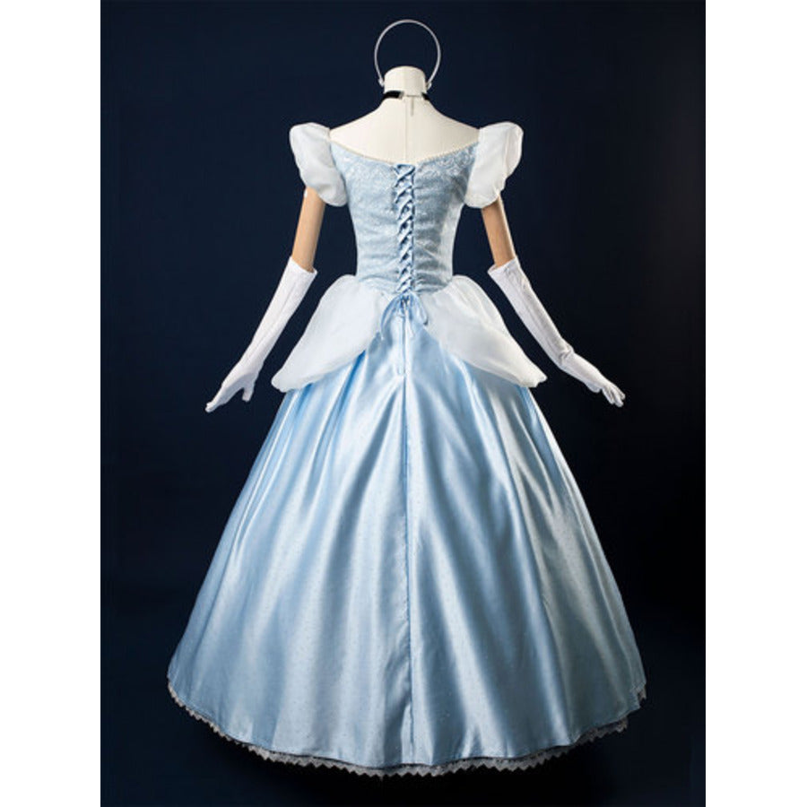 Cinderella Cartoon Version Wedding Dress Cosplay Costume