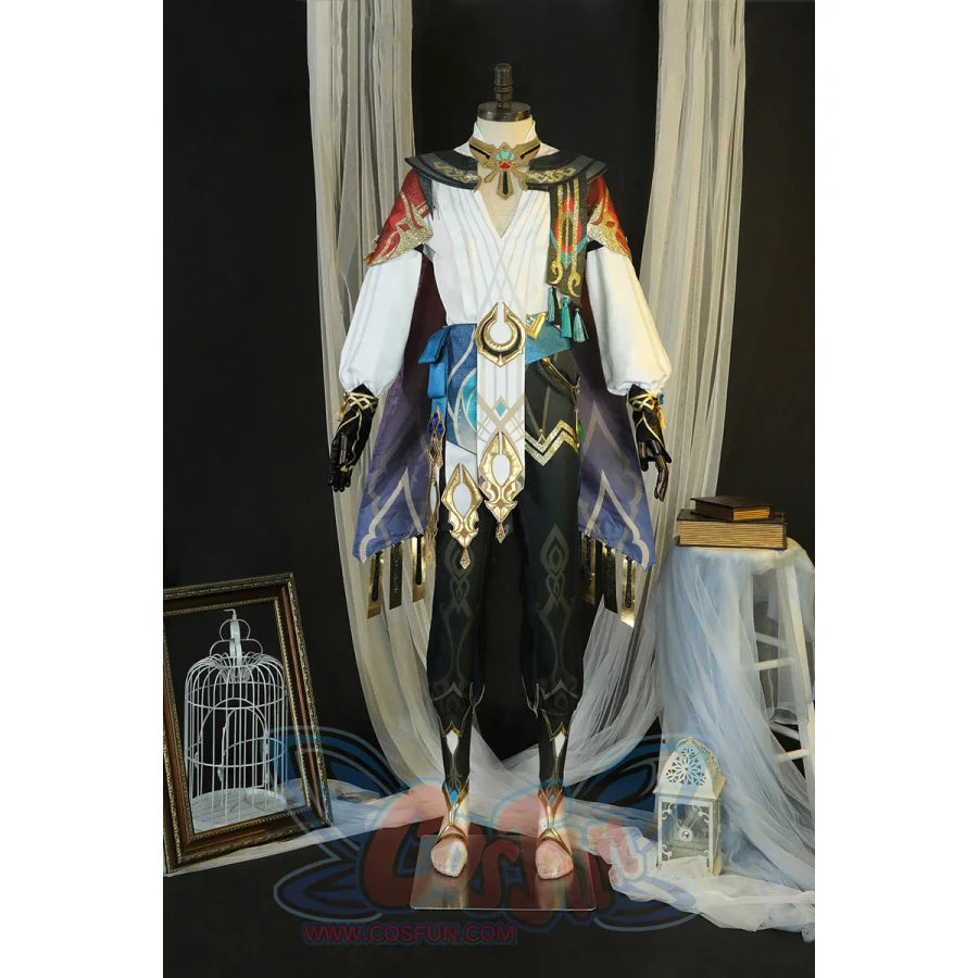 【CLEARANCE】Genshin Impact Kaveh Cosplay Costume N07295 AA Costumes