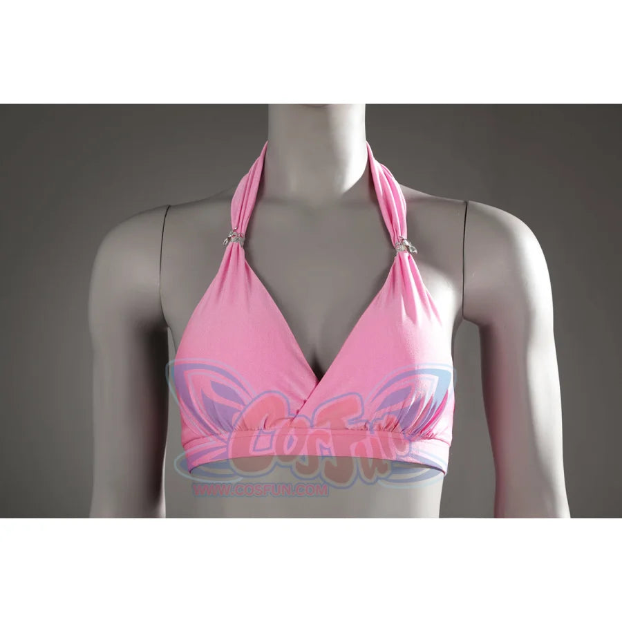 Final Fantasy Vii Rebirth Ff7R Aerith Gainsborough Cosplay Costume Swimsuit C08962 Costumes