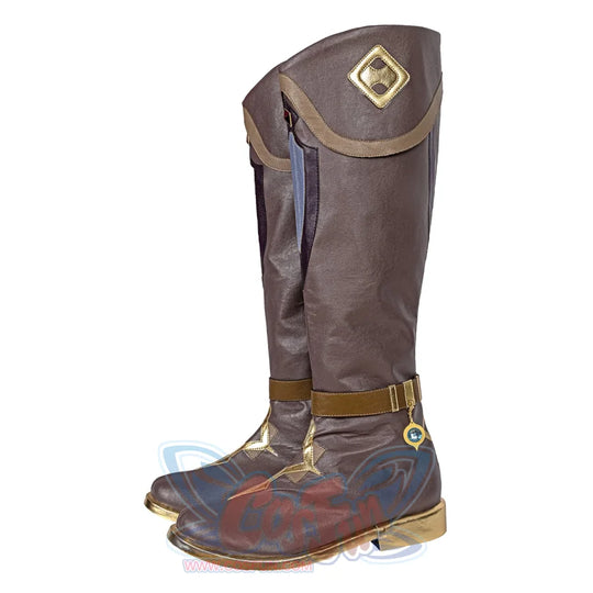 Genshin Impact Kaeya Alberch Cosplay Shoes Men Boots C00266-S &