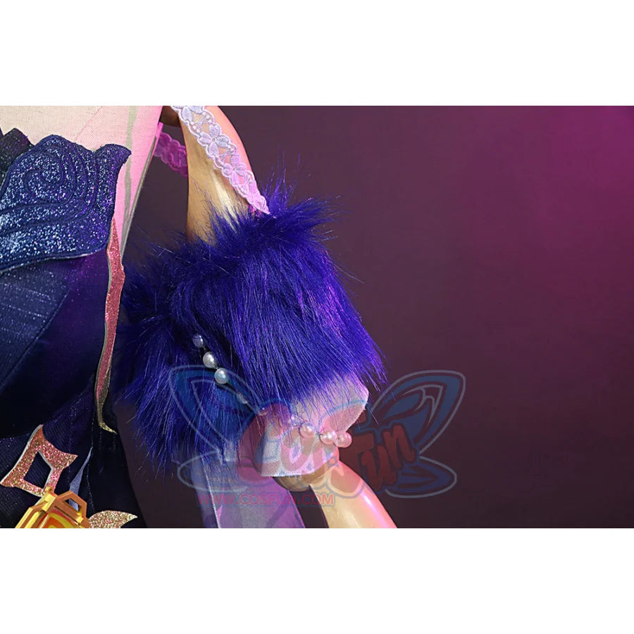 Genshin Impact Ningguang Orchid’s Evening Gown Cosplay Costume C00976 Costumes