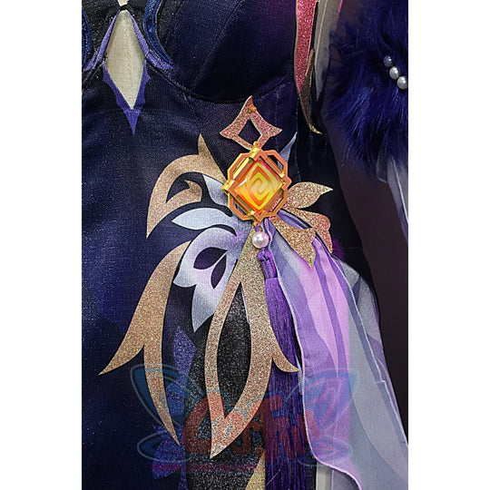 Genshin Impact Ningguang Orchid’s Evening Gown Cosplay Costume C00976 Costumes