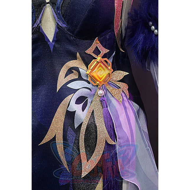 Genshin Impact Ningguang Orchid’s Evening Gown Cosplay Costume C00976 Costumes