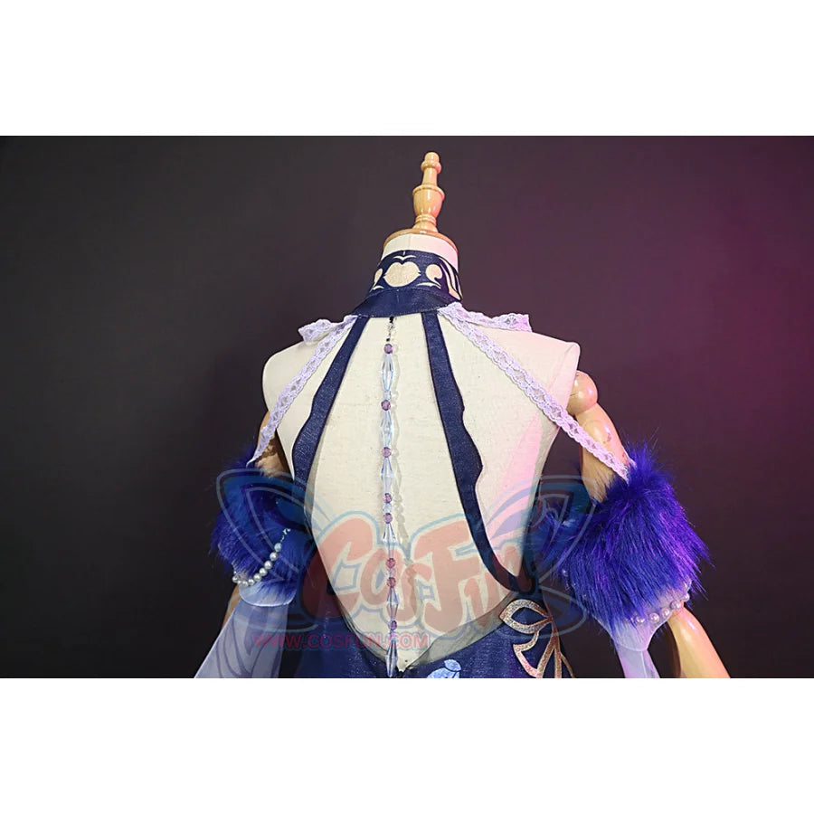 Genshin Impact Ningguang Orchid’s Evening Gown Cosplay Costume C00976 Costumes