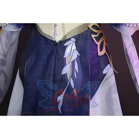 Genshin Impact Ningguang Orchid’s Evening Gown Cosplay Costume C00976 Costumes