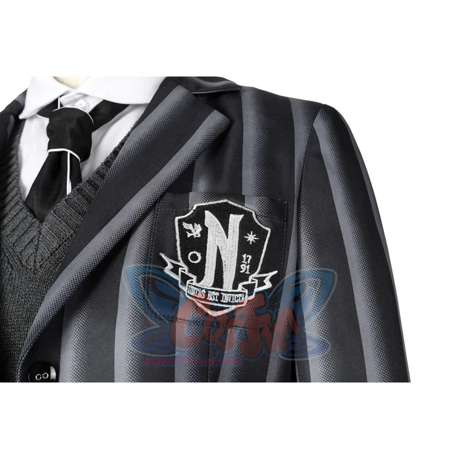 Wednesday Addams Cosplay Costume C07057 Costumes