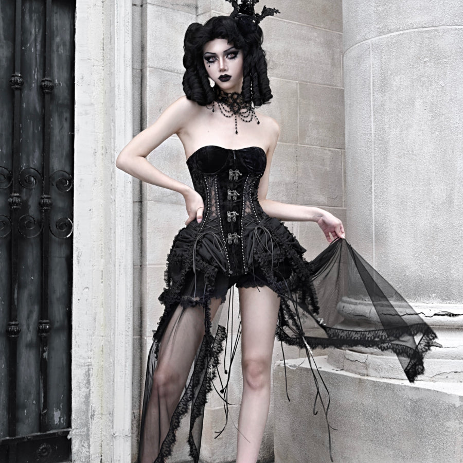 Gothic Queen Corset Dress – Cutiekill