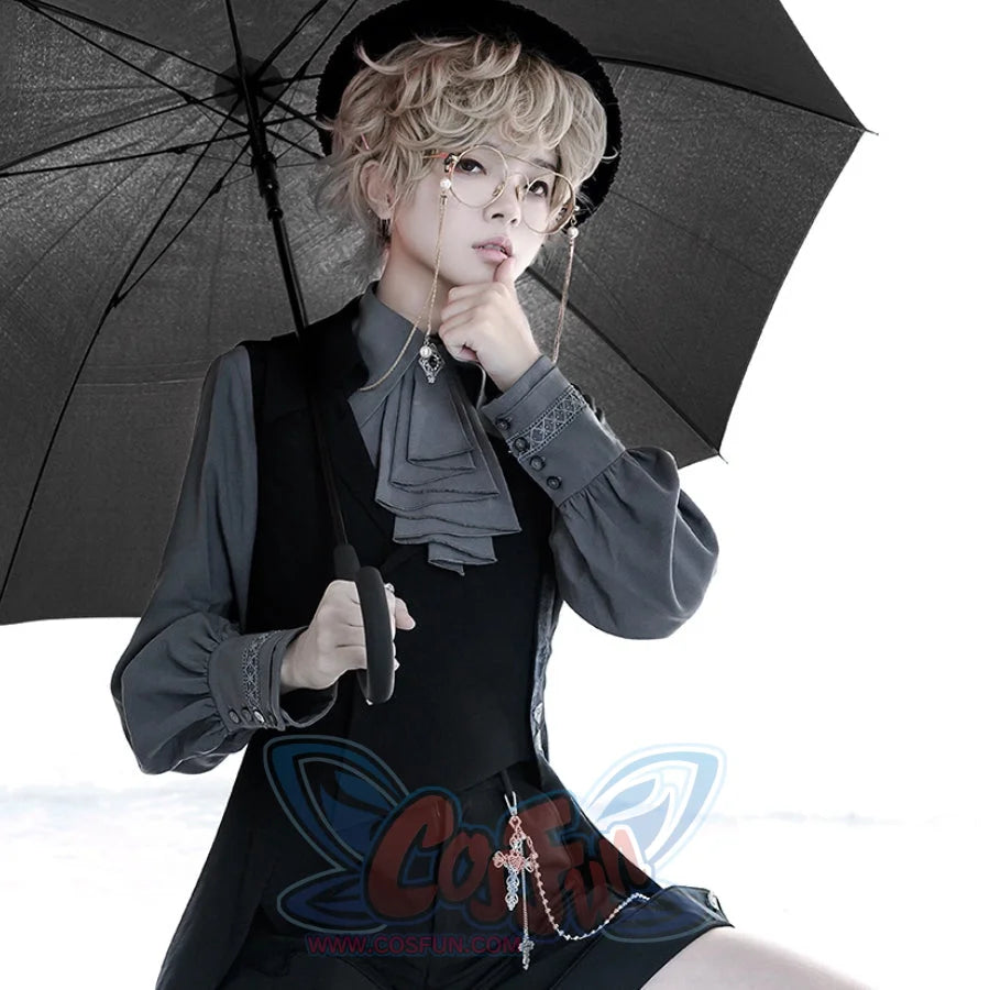 PRE-SALE Medieval Vintage Little Prince Irregular Long Vest S22494