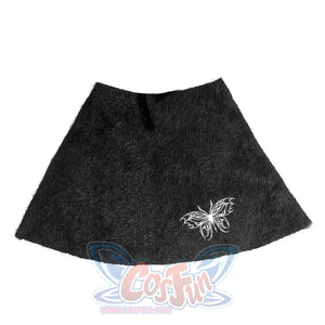 Autumn Original Woolen Embroidered Butterfly Skirt