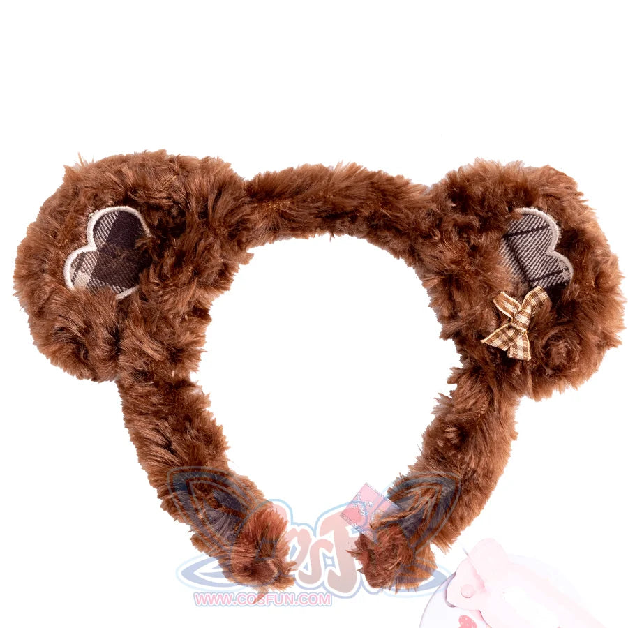 Daily Sweet Lolita Lazy Bear Hairband Brown