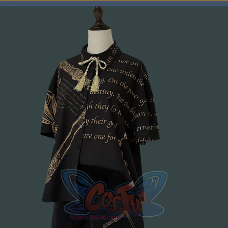 Summer Little Prince Loose Printed Lolita Short Sleeve Shirt