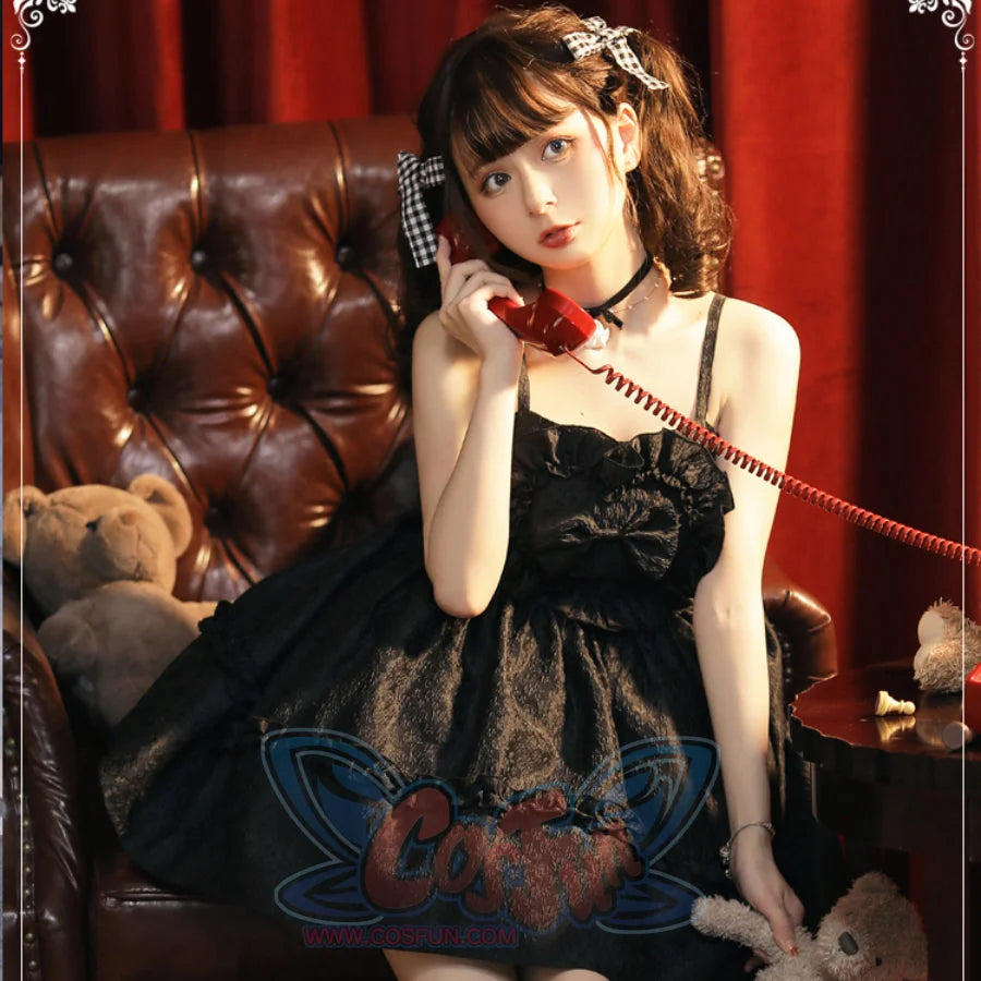 Sweet and Sexy Lolita Bubble Slip Dress - cosfun