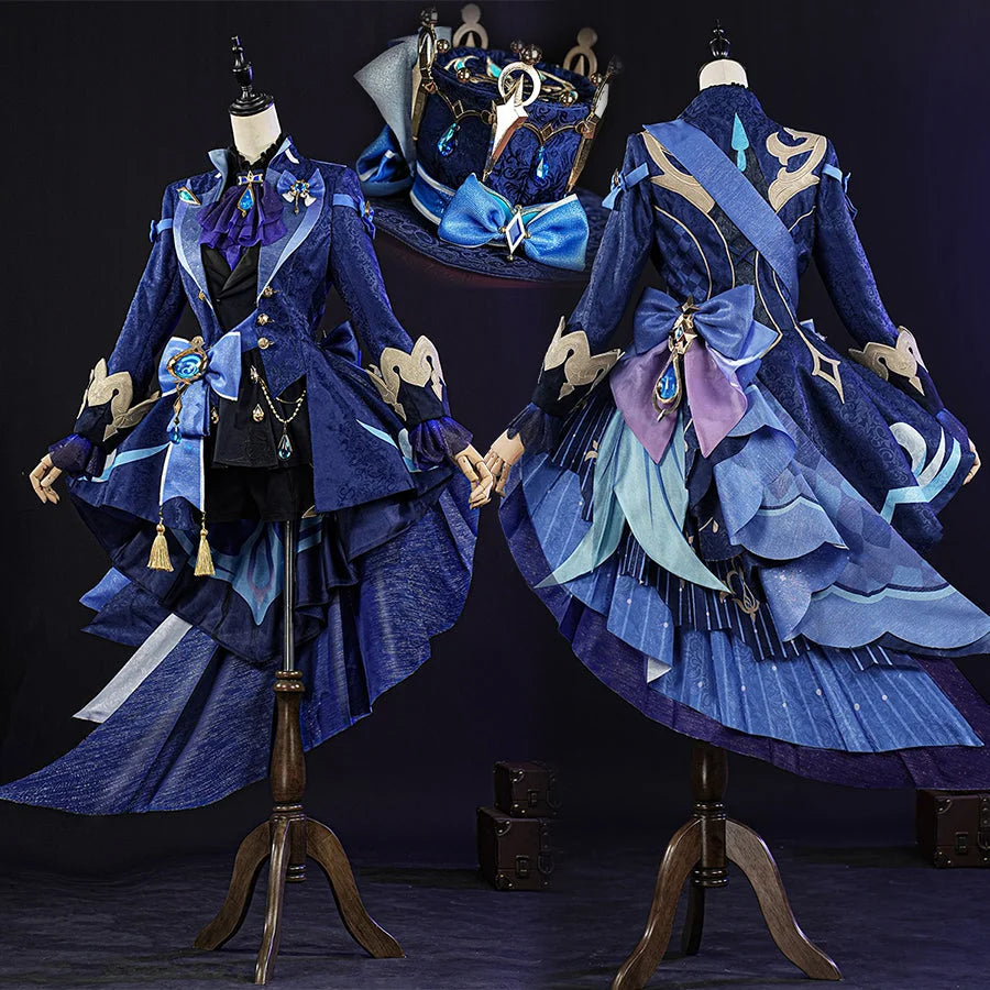 CLEARANCEGenshin Impact Black Furina Hydro Archon Cosplay Costume N08735 AAA, Black Version / S CLEARANCEGenshin Impact Black Furina Hydro Archon Cosplay Costume N08735 AAA, Black Version / S