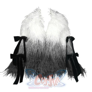 Winter Gothic Mongolian Fur Gradient Color Thickened Coat