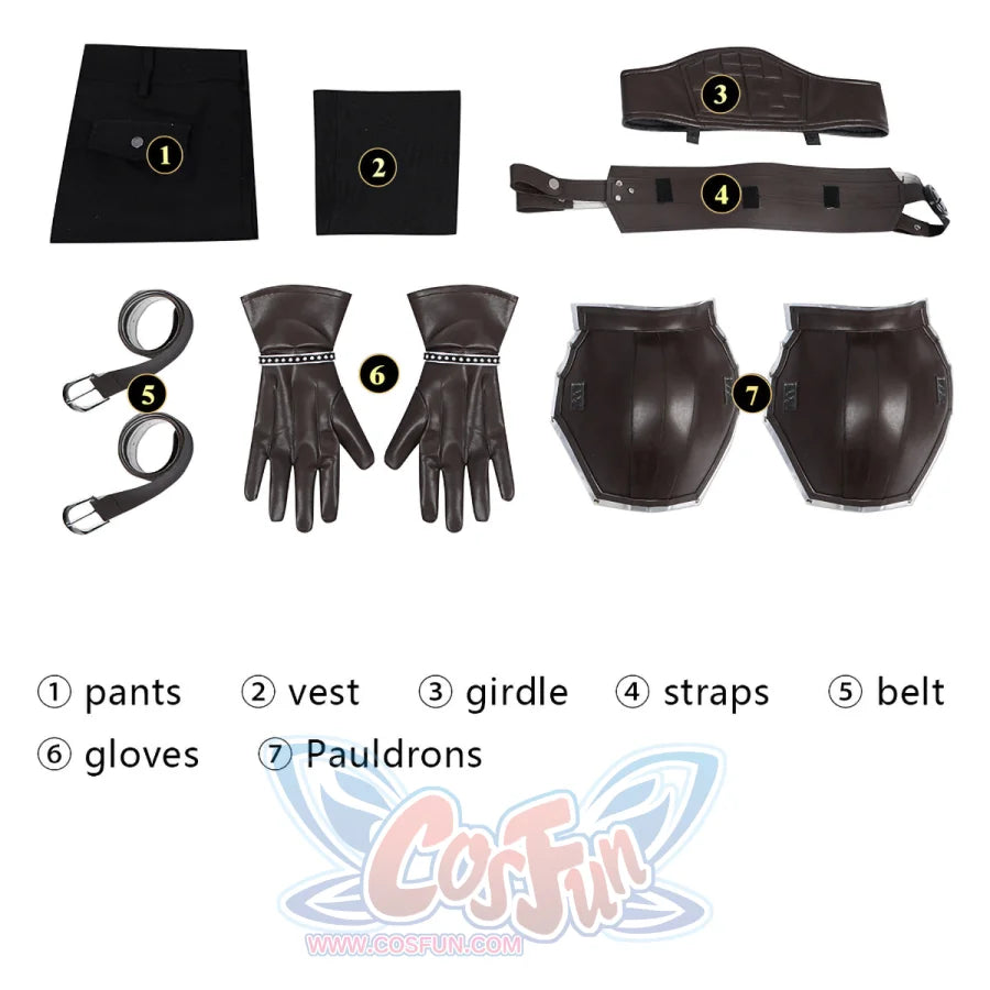 Final Fantasy VII Rebirth FF7R Zack·Fair Cosplay Costume C08878 Costumes