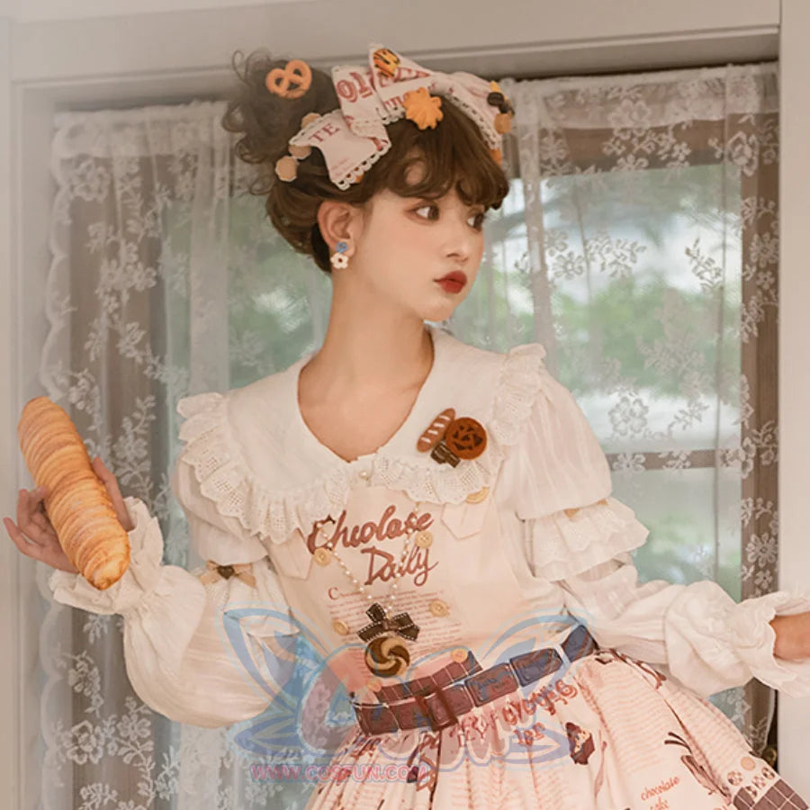 Chocolate Daily Sweet and Lovely Lolita Short Sleeve Shirt