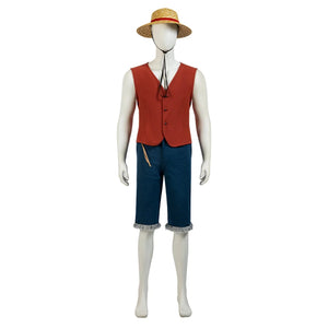 Japanese Anime Monkey D. Luffy Cosplay Costume C08338 Xs Costumes