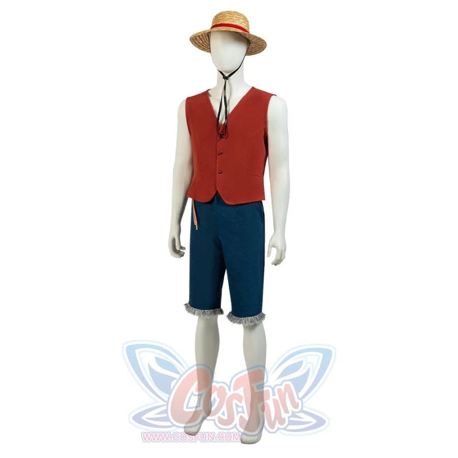 Japanese Anime Monkey D. Luffy Cosplay Costume C08338 Costumes