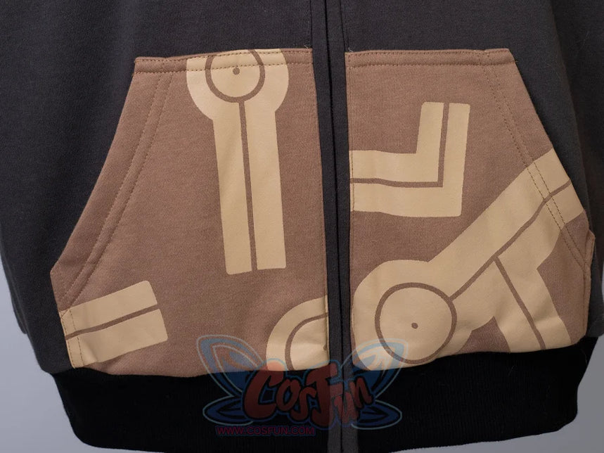 【Ready To Ship】Cosfun Original Genshin Impact Hilichurl Derivative Full Zip Hoodie Sweatshirt If0004