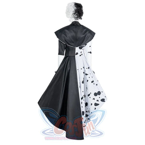 Movie Cruella Estella Cruella De Vil Cosplay Costume C00687 Costumes