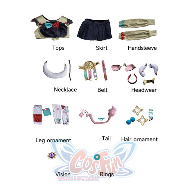 Genshin Impact Varesa Cosplay Costumes C09356 B Costumes