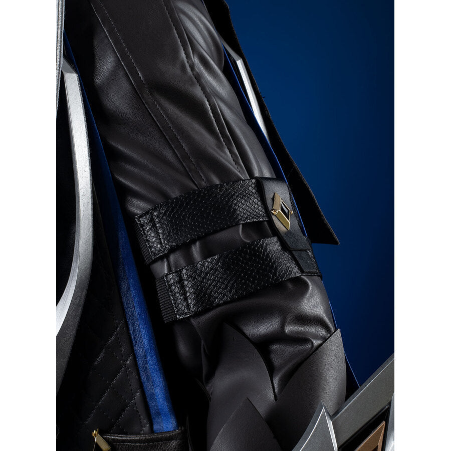 Genshin Impact Fatui Harbinger The Captain Il Capitano Cosplay Costume N09227 AAA