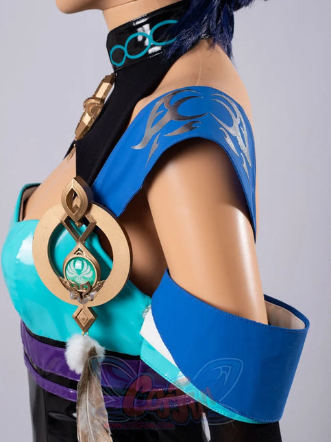 【Ready To Ship】Cosfun Gesnhin Impact Scaramouche Wanderer Derivative Bunny Girl Bodysuit