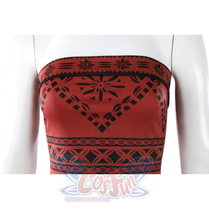 Moana Cosplay Costume Polynesian Princess Adventure Outfit N09954