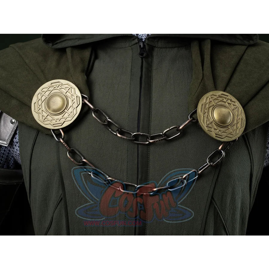 🎃 【READY TO SHIP】Dr. Doom Victor von Doom Cosplay Costume N09531 AAA Costumes