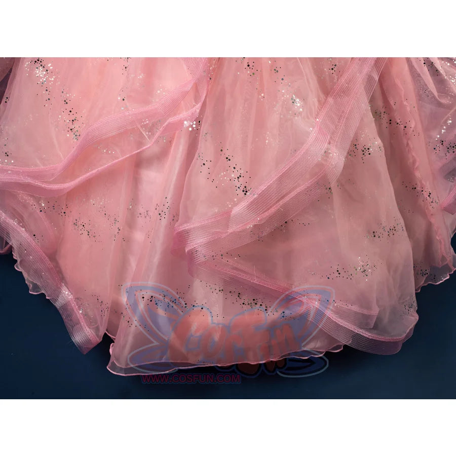 Formal Dress Cosplay Costume Dreamy Pink Strapless Ball Gown FY0144 Costumes