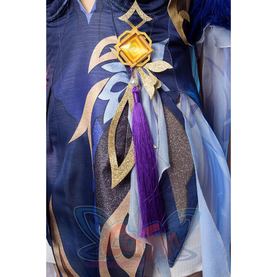 Genshin Impact Ningguang Orchid’s Evening Gown Cosplay Costume C00976 Costumes