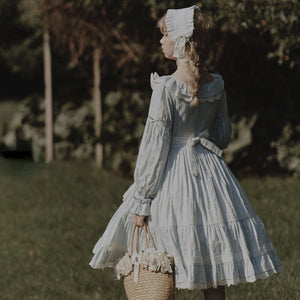 Autumn High Waist Lolita Long Sleeve Dress
