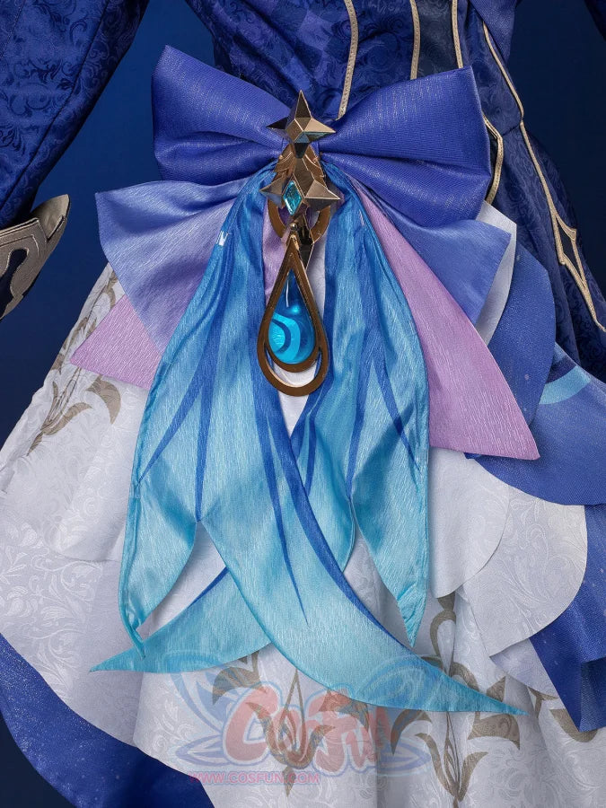Genshin Impact White Furina Hydro Archon Cosplay Costume C08735 AAA Costumes