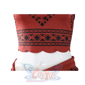 Moana Cosplay Costume Polynesian Princess Adventure Outfit N09954