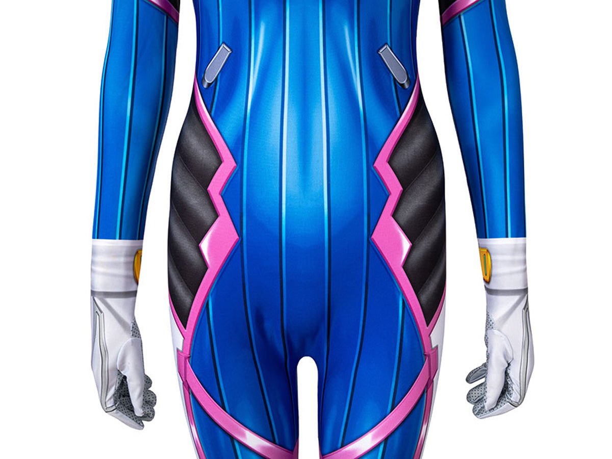 Overwatch D.Va Hana Song Cosplay Costume Jumpsuit C00022