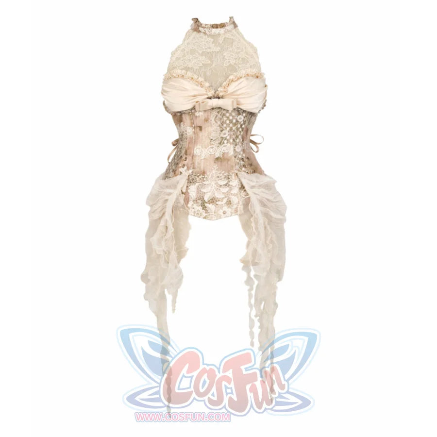 Rococo Duchess Elegant Boned Corset Waist-Cinching Top