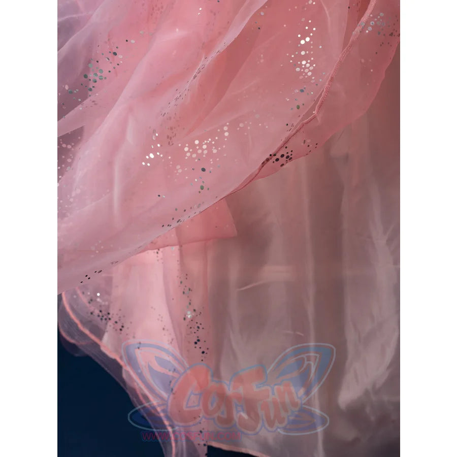 Formal Dress Cosplay Costume Dreamy Pink Strapless Ball Gown FY0144 Costumes