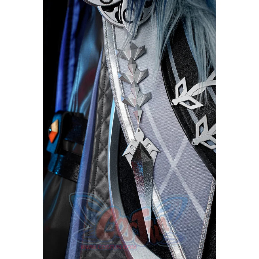 Genshin Impact Fatui Harbinger The Captain Il Capitano Cosplay Costume C09227 AAA Costumes