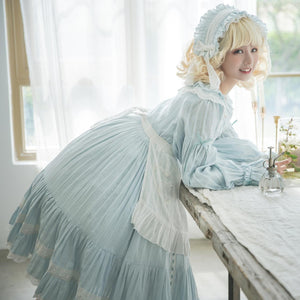 Autumn High Waist Lolita Long Sleeve Dress