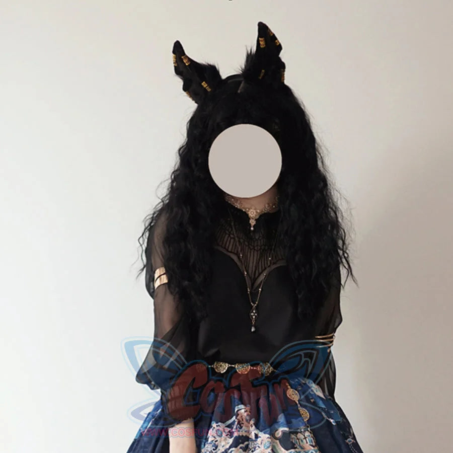 Egypt Style Embroidered Lolita Long Sleeve Shirt - cosfun