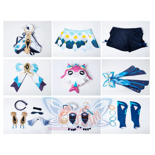 Genshin Impact Mualani Cosplay Costume C09176 B Costumes