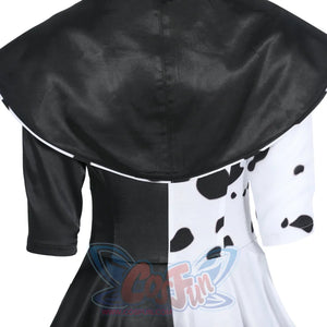 Movie Cruella Estella Cruella De Vil Cosplay Costume C00687 Costumes